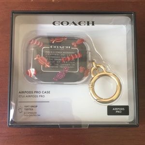 NWT! COACH AirPods Pro “Candy” Case